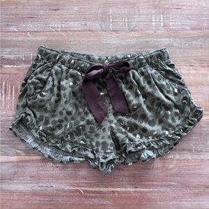 Aerie Leopard Print Pajama Shorts